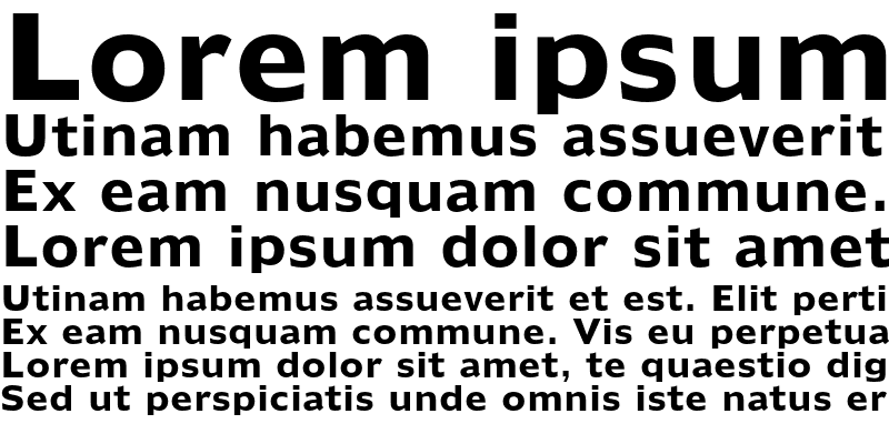 Sample of Humanist 970 Bold