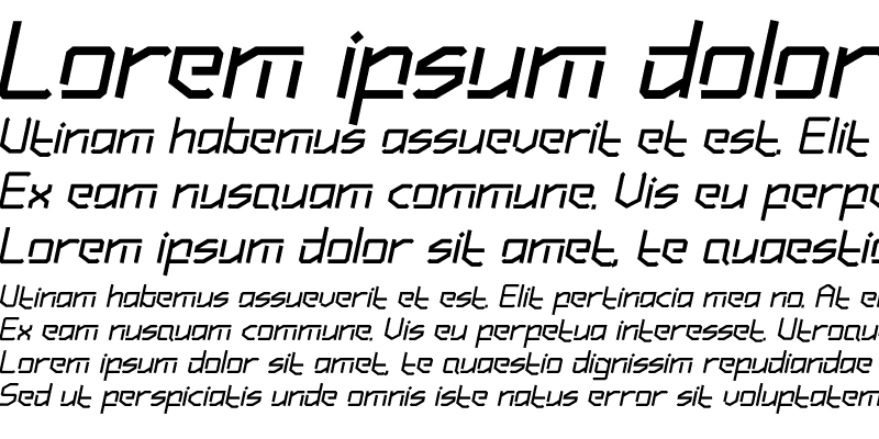 Sample of Hundred Wars Bold Italic