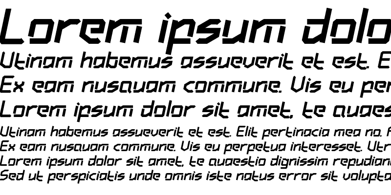 Sample of Hundred Wars Extrabold Italic