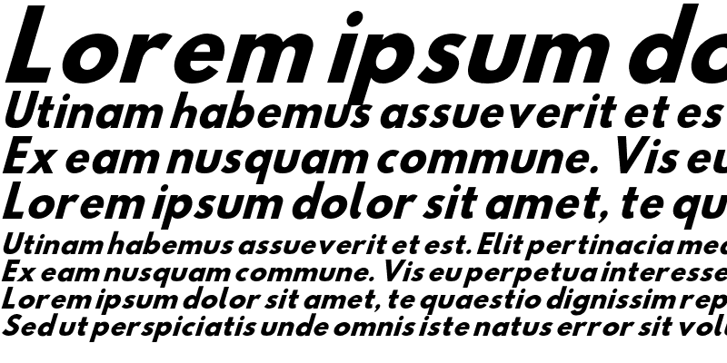 Sample of Hussar Bold, Condensed