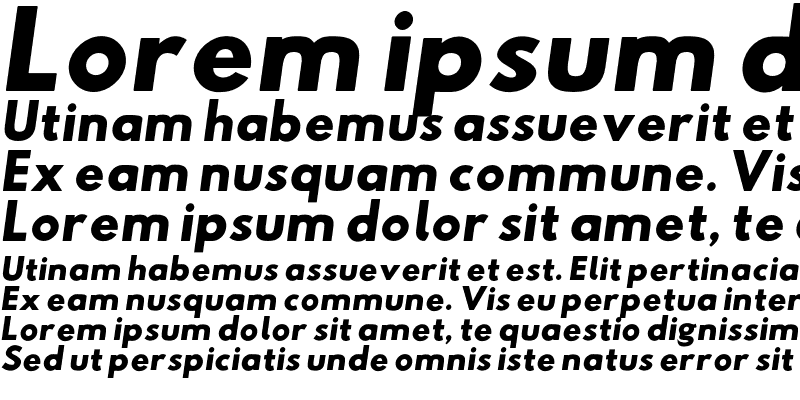 Sample of Hussar Woodtype BlkObl