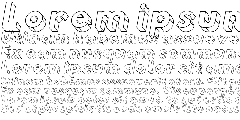 Sample of Hussar3D FourItalic