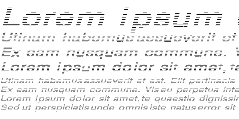 Sample of HvStripe-ExtraBold Italic