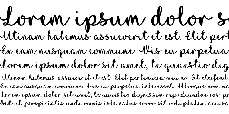 Sample of I Love Glittermas Regular