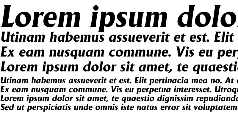 Sample of Iadelon Bold