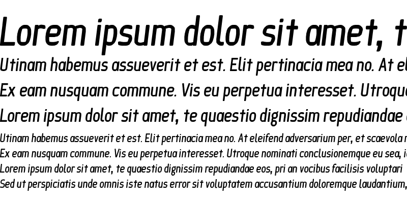 Sample of Ice Sans Compressed BoldItalic