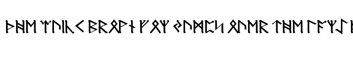 Preview of Icelandic Runes Normal