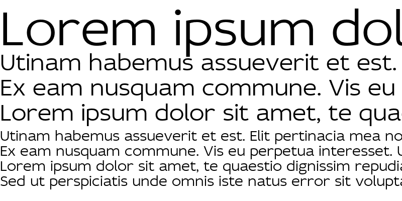 Sample of Idealist Sans Light