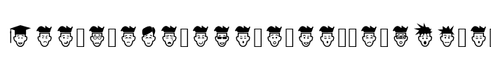 Preview of IdeasAndAppsFaces Regular