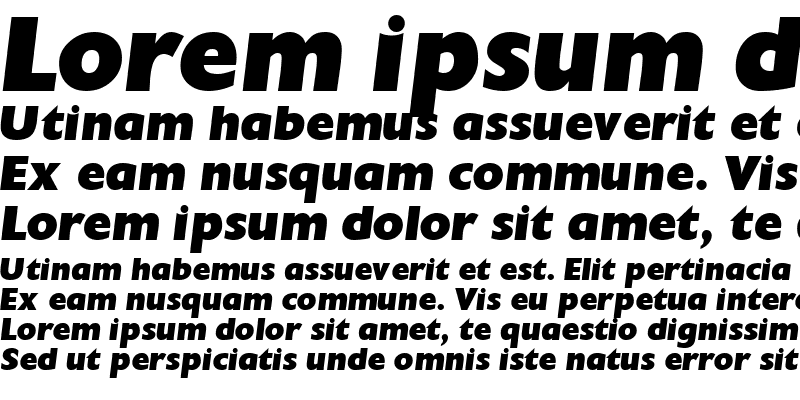 Sample of IdiomSSK Bold Italic
