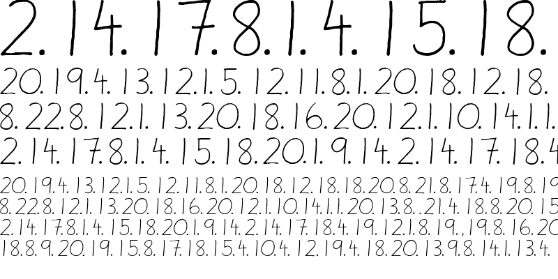 Sample of Illuminati Novice Cipher Regular
