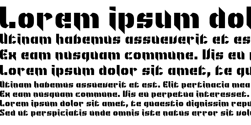Sample of I'm Not Like Most Fonts