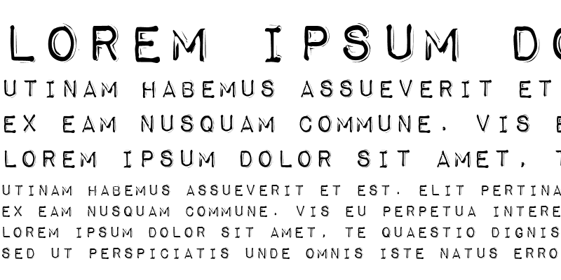 impact label font