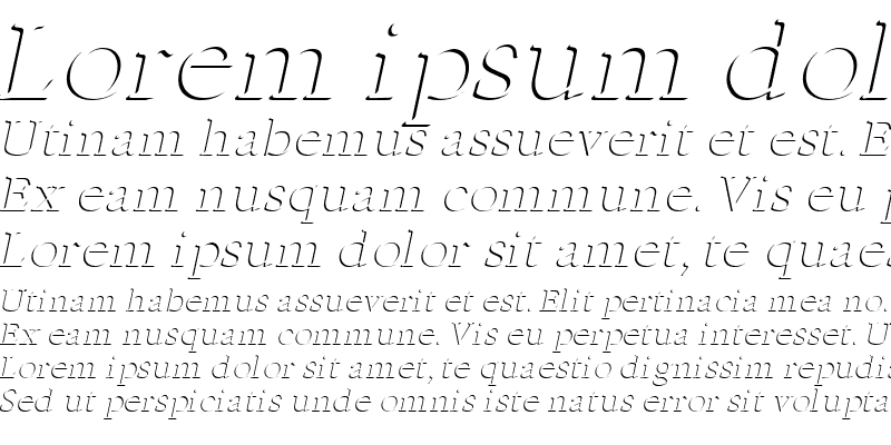Sample of Indent Italic