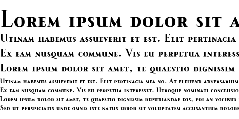 Sample of IndisposeSCLigatures Bold