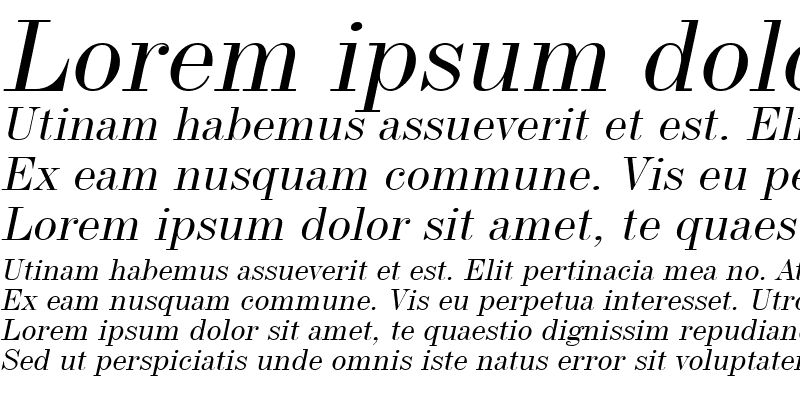 Sample of Indy17Wide Italic