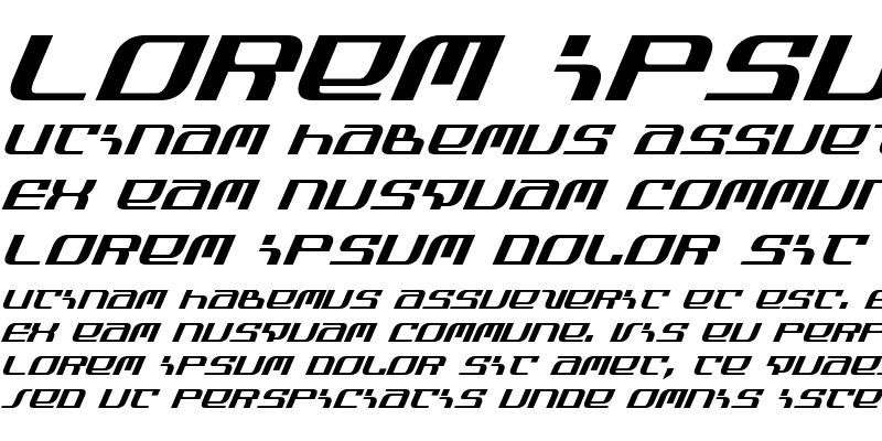 Sample of Infinity Formula Italic Italic