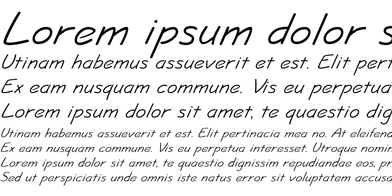 Sample of Informa SSi Italic