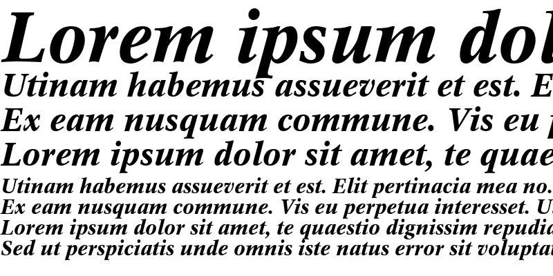 Sample of Informatics SSi Bold Italic