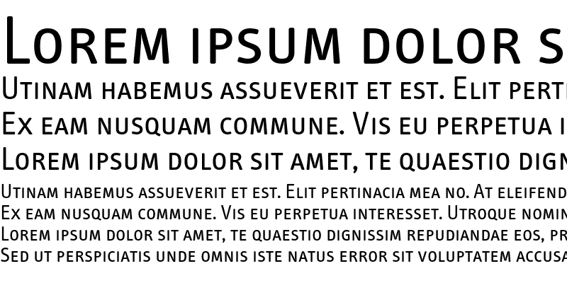 Sample of InfoText NormalCaps