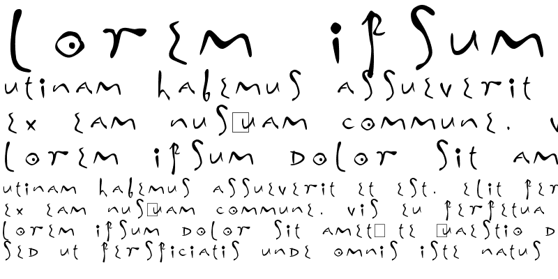 Sample of inna fonta