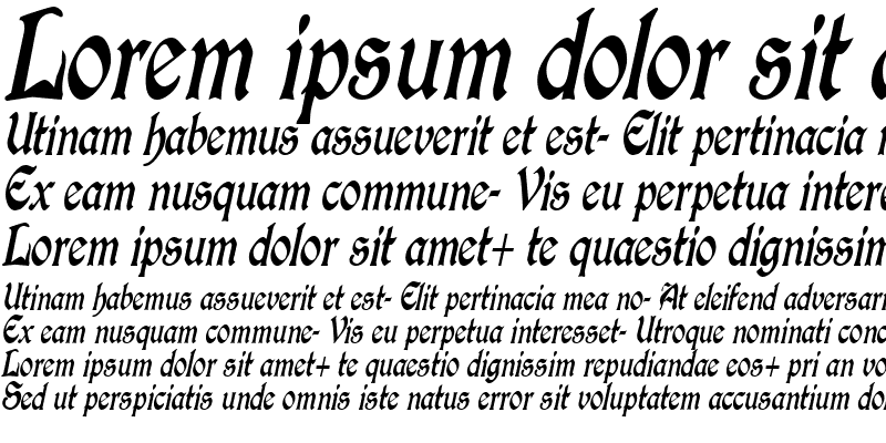 Sample of InnkeeperCondensed Italic