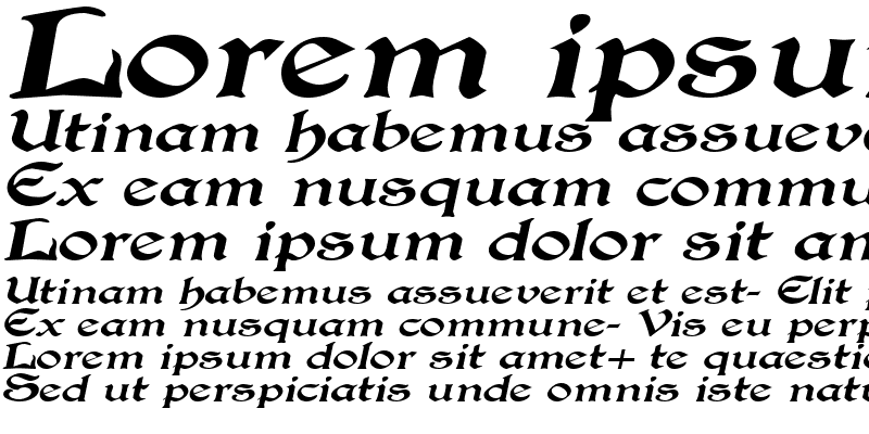 Sample of InnkeeperExtended Italic
