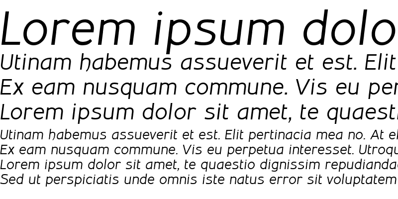 Sample of Inprimis Italic