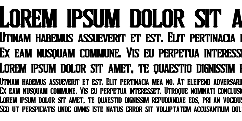 Sample of Inquisitor Bold