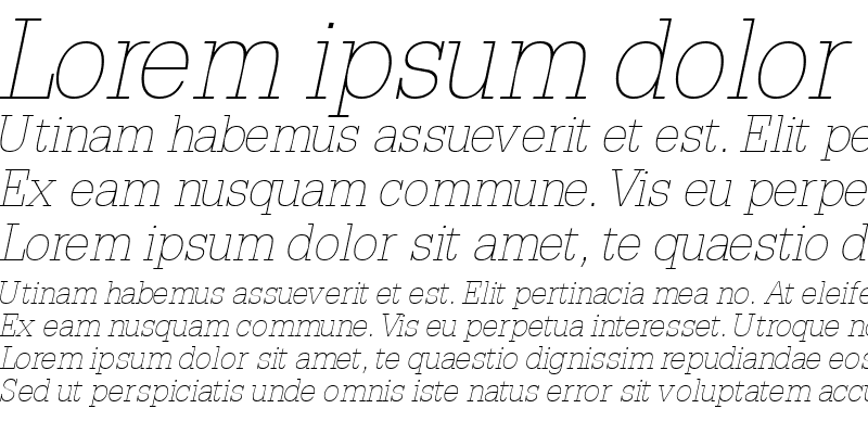 Sample of InstallationLightSSK Italic
