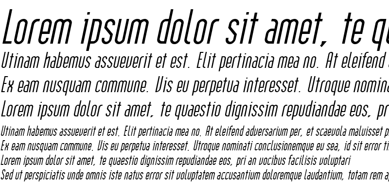 Sample of Institution Italic