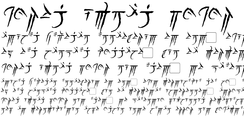 Sample of Iokharic Italic