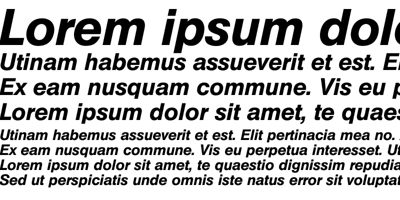 Sample of Iolympia Bold