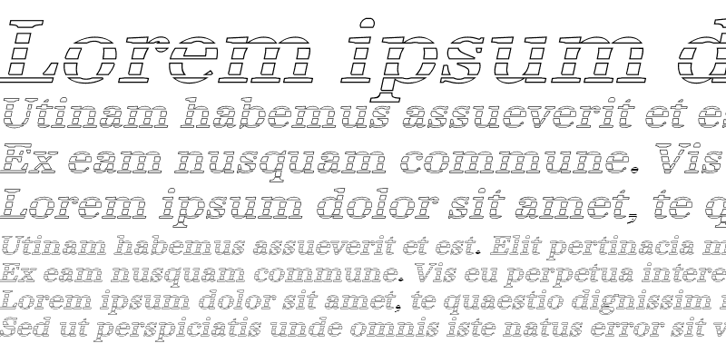 Sample of IrisBeckerGradoW-Medium Italic