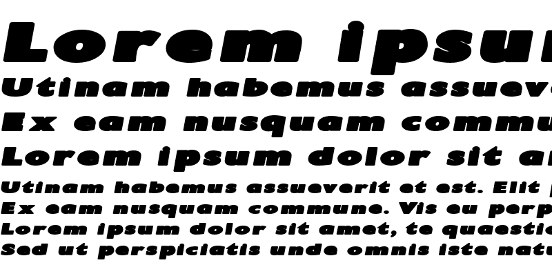 Sample of Irtusk Bold Italic