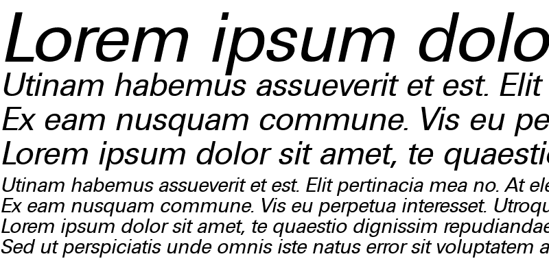 Sample of IrvinBecker Italic
