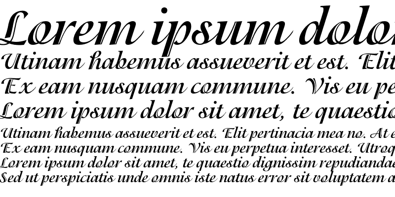 Sample of IsadoraEF Bold