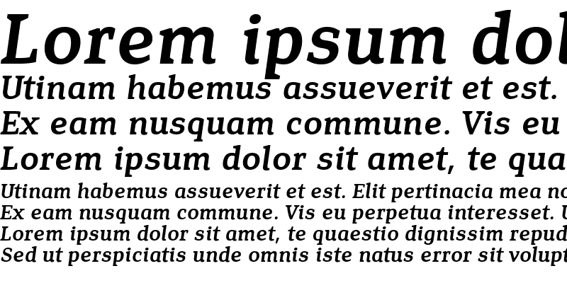Sample of Isle Body PERSONAL USE Medium Italic
