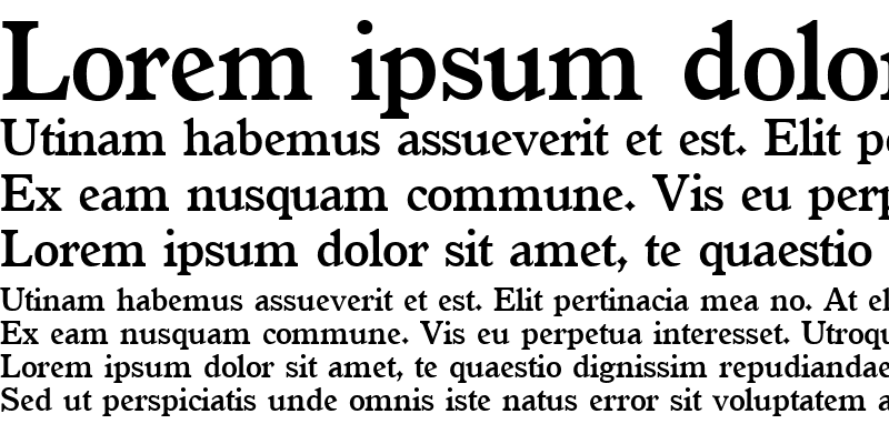Sample of IstriaOldStyle Bold