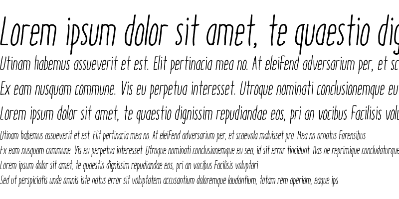 Sample of Italo Regular Italic