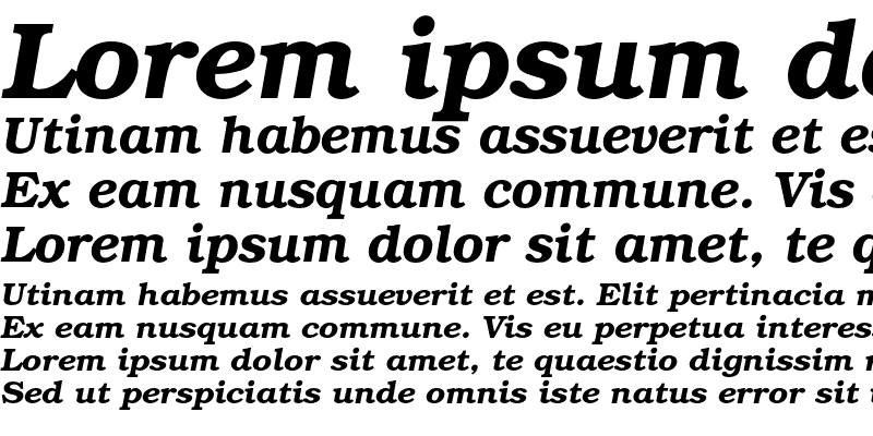Sample of ITC Bookman CE Demi Italic
