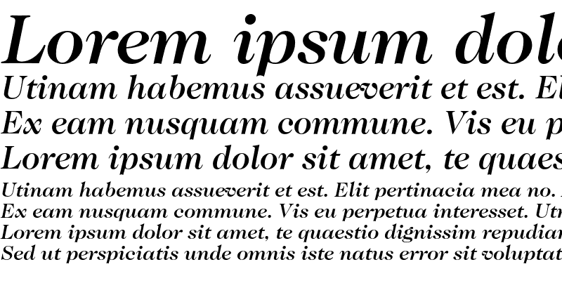 Sample of ITC Caslon 224 LT Medium Italic