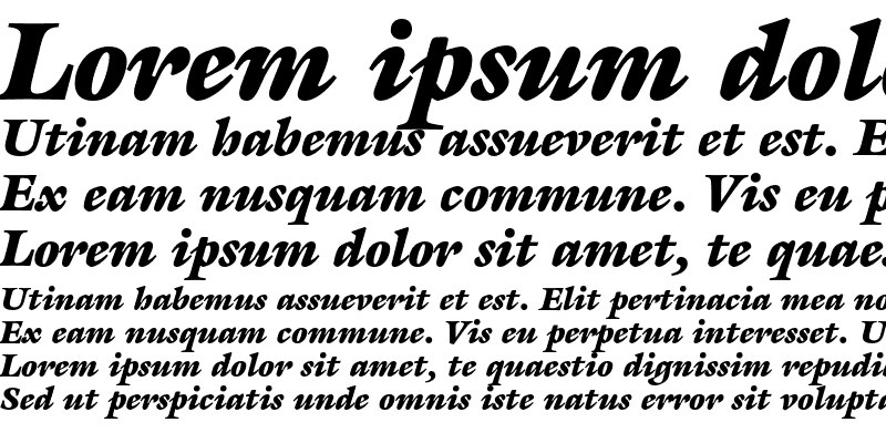 Sample of ITC Galliard Ultra Italic