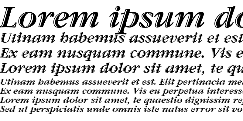 Sample of ITC Garamond Handtooled Std Bold Italic