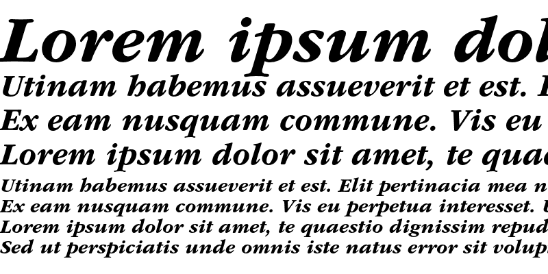 Sample of ITC Garamond Std Bold Italic