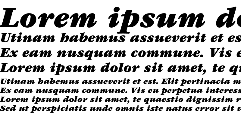 Sample of ITC Garamond Std Ultra Italic