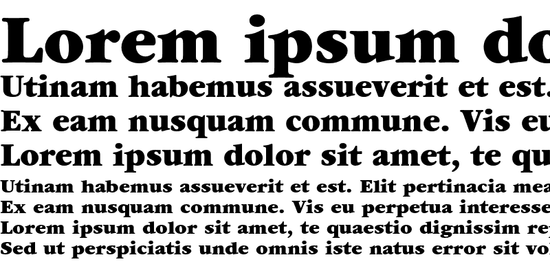 Sample of ITC Garamond Std Ultra