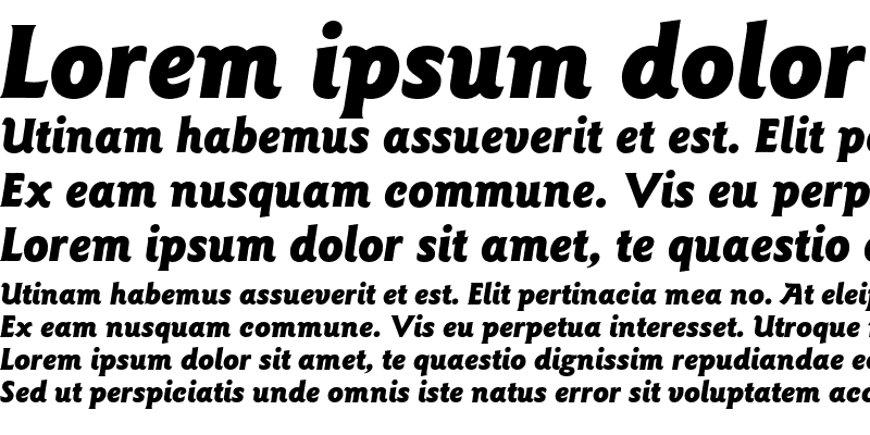 Sample of ITC Goudy Sans Black Italic