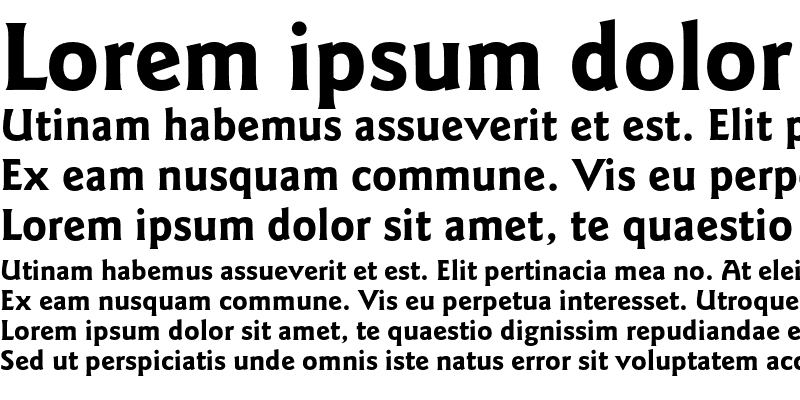 Sample of ITC Goudy Sans Bold