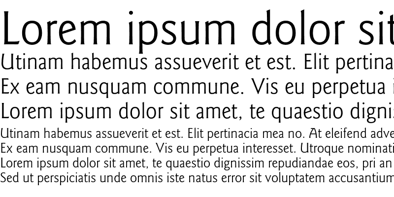 Sample of ITC Goudy Sans Book